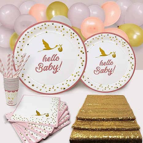 baby shower plates