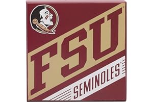OPEN ROAD BRANDS Florida State University Seminoles Wood Block Decor - Fun FSU Seminoles Decoration - Great Gift Idea
