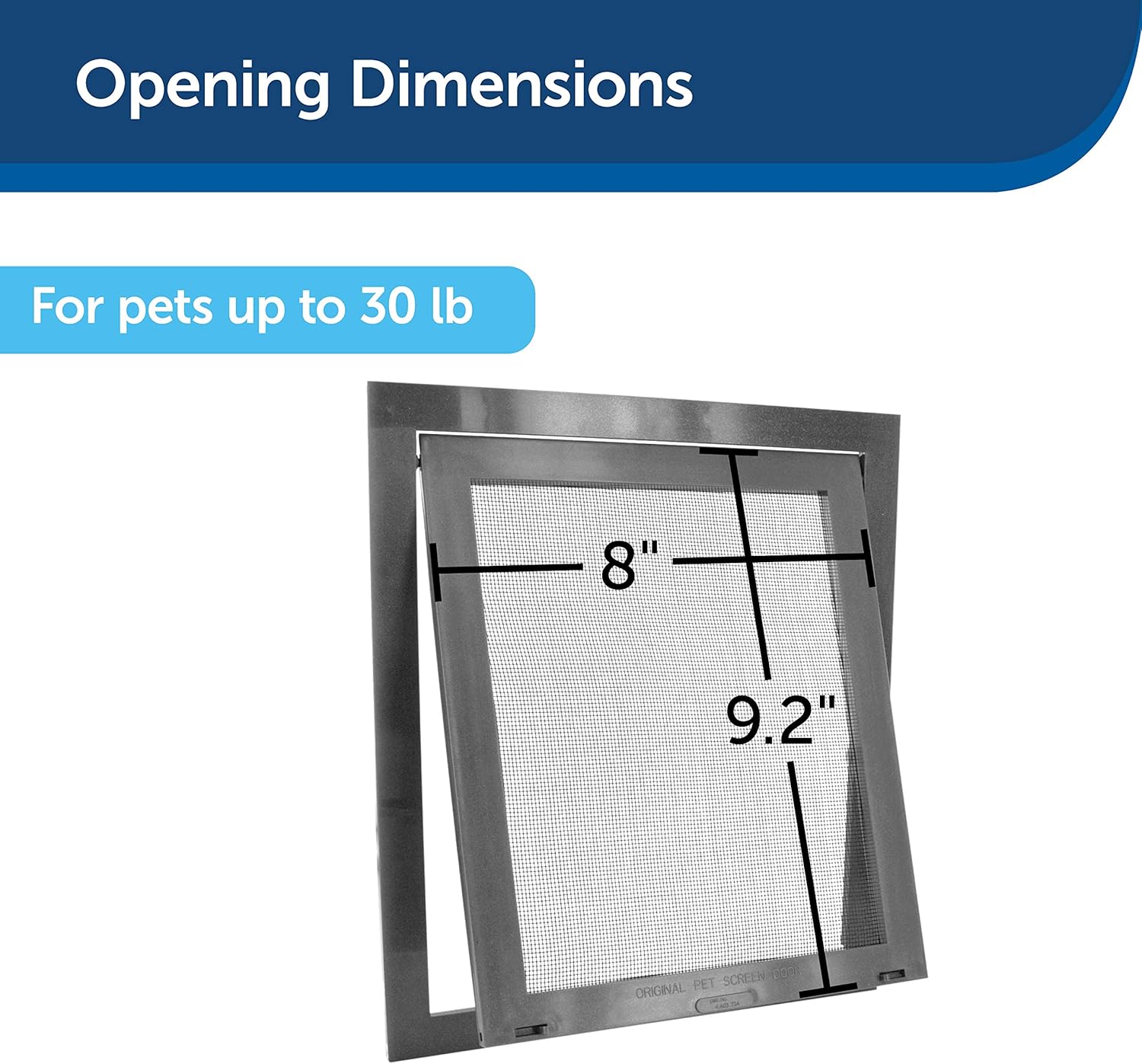 PetSafe Pet Screen Door - Dog and Cat Flap for Screen Door, Small, Window, Storm Door and Porch Use : Pet Door For Screen : Pet Supplies