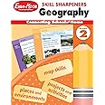 Evan-Moor Skill Sharpeners: Geography, Grade 2 Activity Book - Supplemental At-Home Resource Geography Skills Workbook