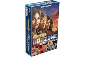 Pandemic Hot Zone: North America - A standalone Cooperative Game by Z-Man Games | 2 to 4 Players | Board Game for Family | 30