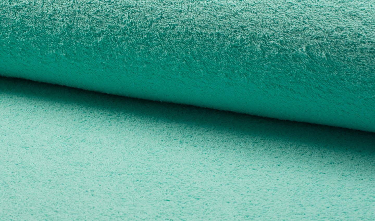 Double Sided Cotton Terry Towelling Fabric Material - Mint, 1Mtr 150cmx100cm — image 1