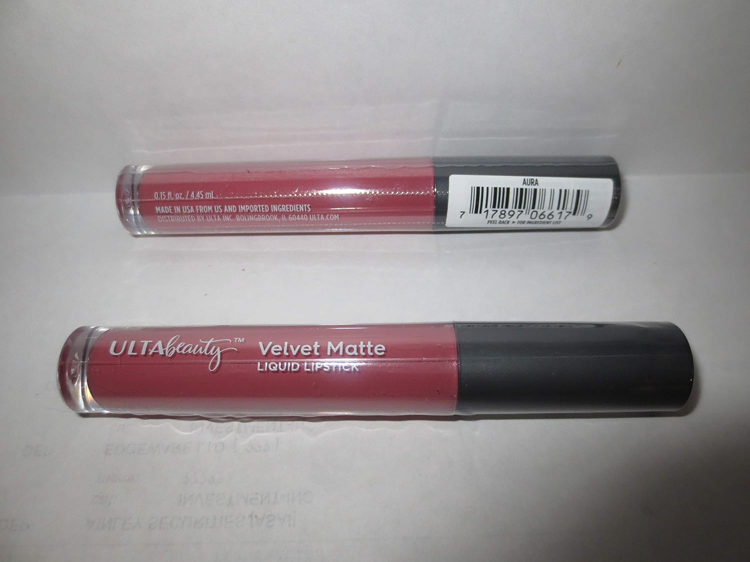 Ulta Beauty Velvet Matte Liquid Lipstick Intuition 0.15