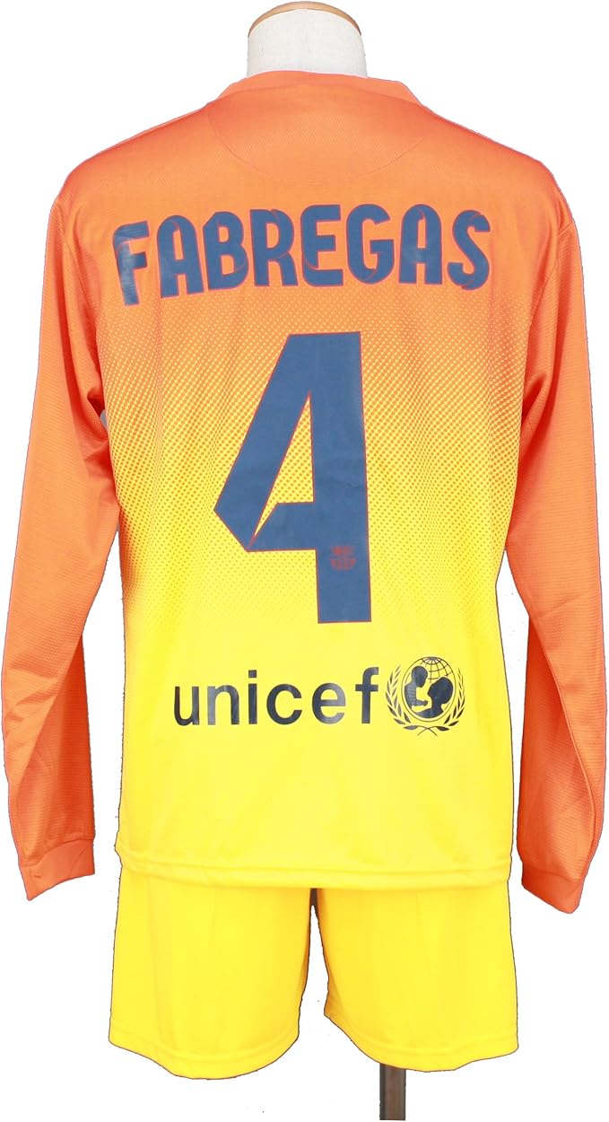 Amazon バルセロナ セスク ファブレガス 長袖 アウェイ 12 13 サッカーレプリカユニフォーム 大人用 サッカー フットサル レプリカ ユニフォーム 通販