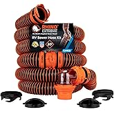 Camco RhinoEXTREME 20' RV Sewer Hose Kit – Premium Sewer Kit — Pre-Assembled & Ready-to-Use — Includes 4-in-1 Dump Station Ad
