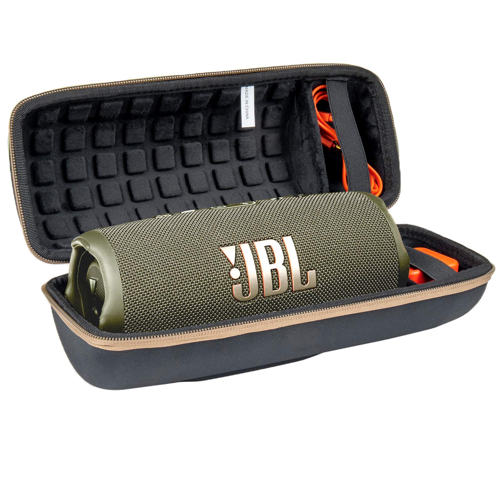 co2CREA EVA Hard Travel Carrying Storage Case for JBL Charge 4 / JBL Charge 5 WiFi and Portable Bluetooth Speaker (Case Only,Excluding Speaker)