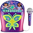 eKids Disney Encanto Karaoke Machine, Bluetooth Speaker with Microphone for Kids, with USB Port to Play Music, Easily Access Playlists with New EZ Link Feature