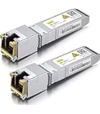 新品　10Gtek 10GBase-T SFP+モジュール　RJ-45 2個入り Amazon.com: 10Gtek 𝟭𝟬𝗚𝗕𝗮𝘀𝗲-𝗧 𝗦𝗙𝗣+ 𝘁𝗼 𝗥𝗝-𝟰𝟱