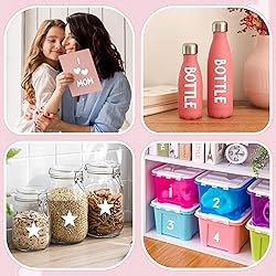 12 Sheets Letter Stickers 900 Alphabet Stickers