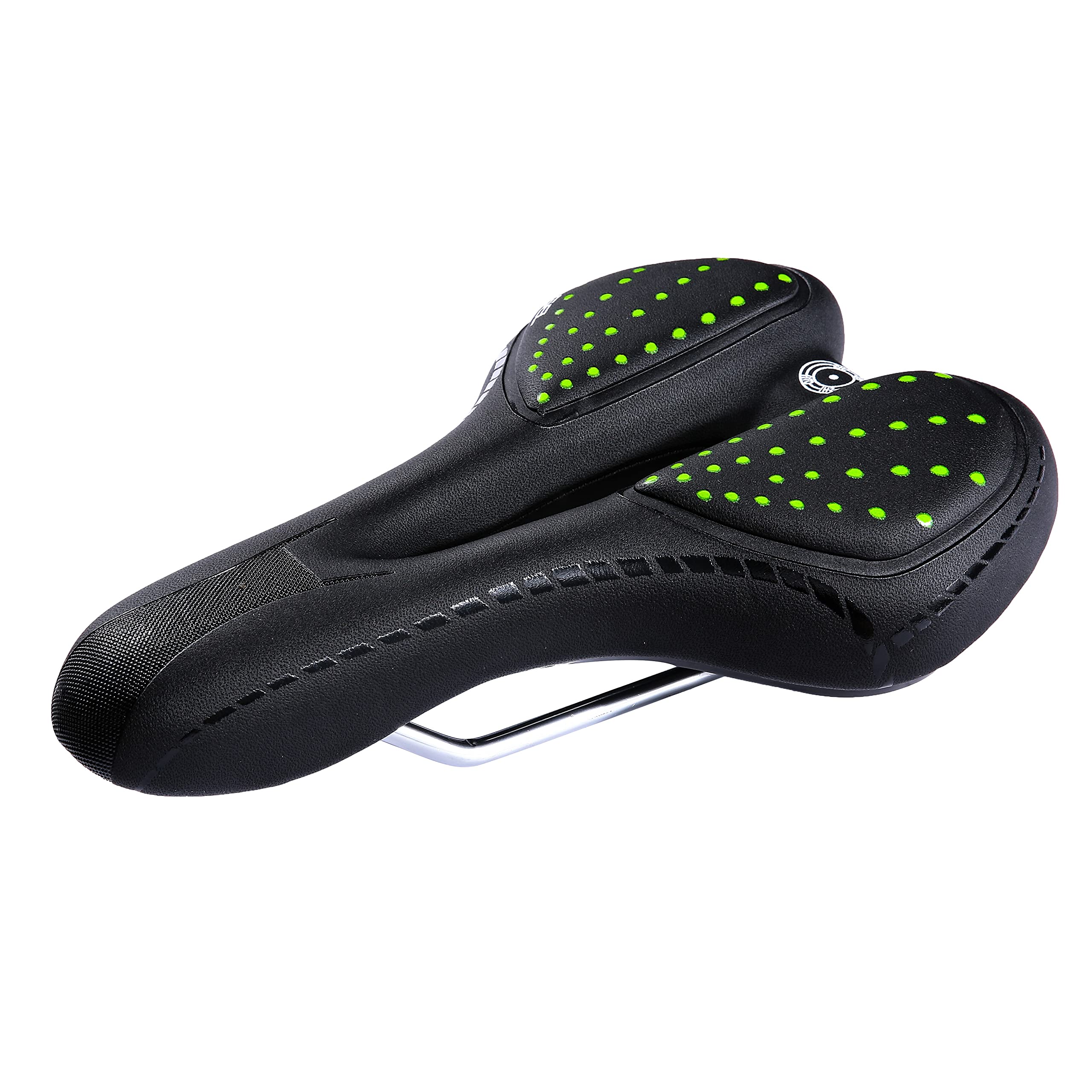 Photo 1 of ZHIQIU Comfortable Bike Saddle Mountain Bicycle Seat Profession Road MTB Bike Seat Outdoor Or Indoor Cycling Cushion Pad (New Stytle Green)