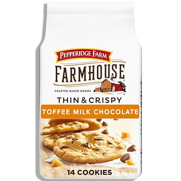 PEPPERIDGE FARM FARMHOUSE THIN & CRISPY TOFFEE MILK...