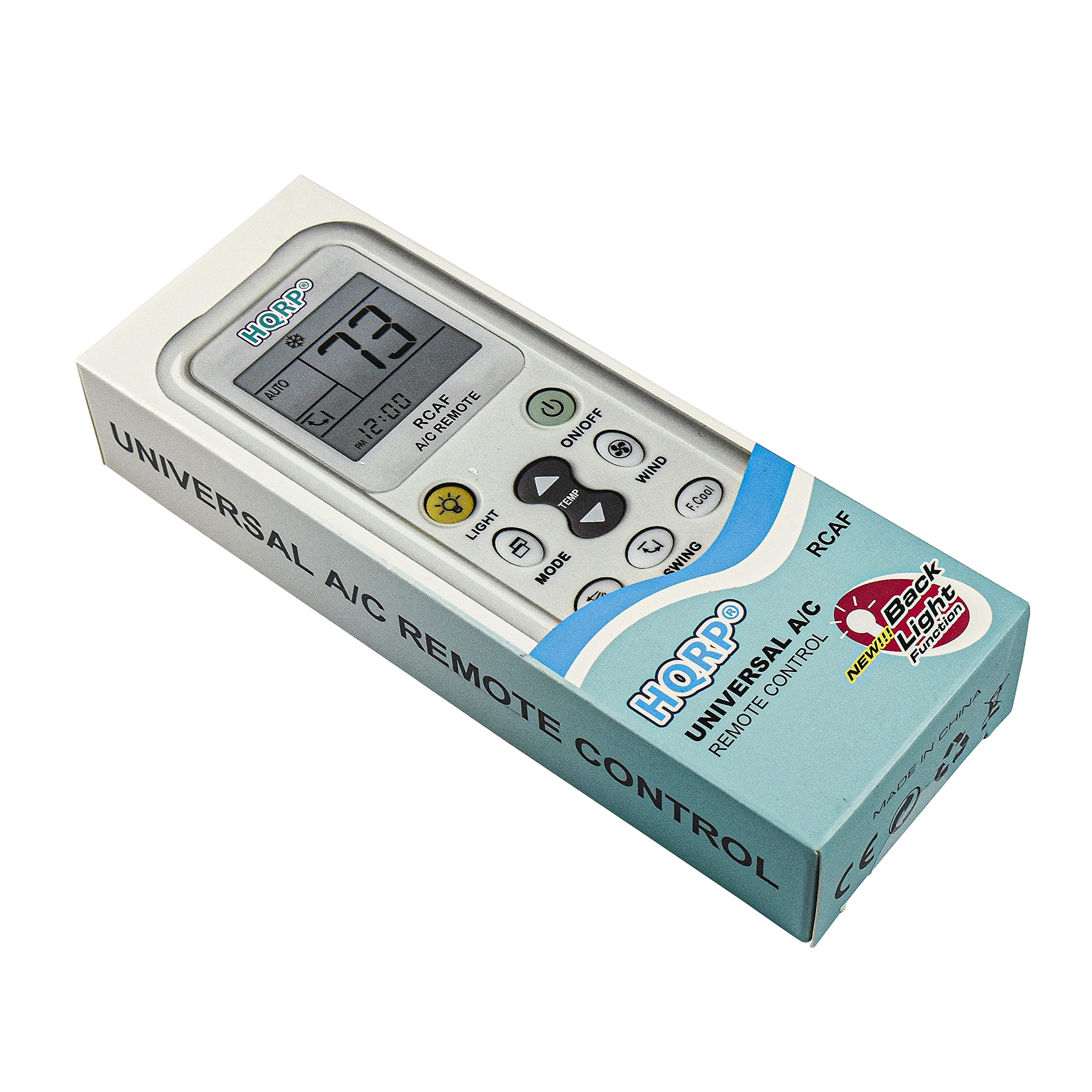 HQRP Universal A/C Remote Control for Fujitsu DeLonghi Whirlpool Diy Daikin Toshiba Gree Samsung LG Sanyo Amcor and others Air Conditioners