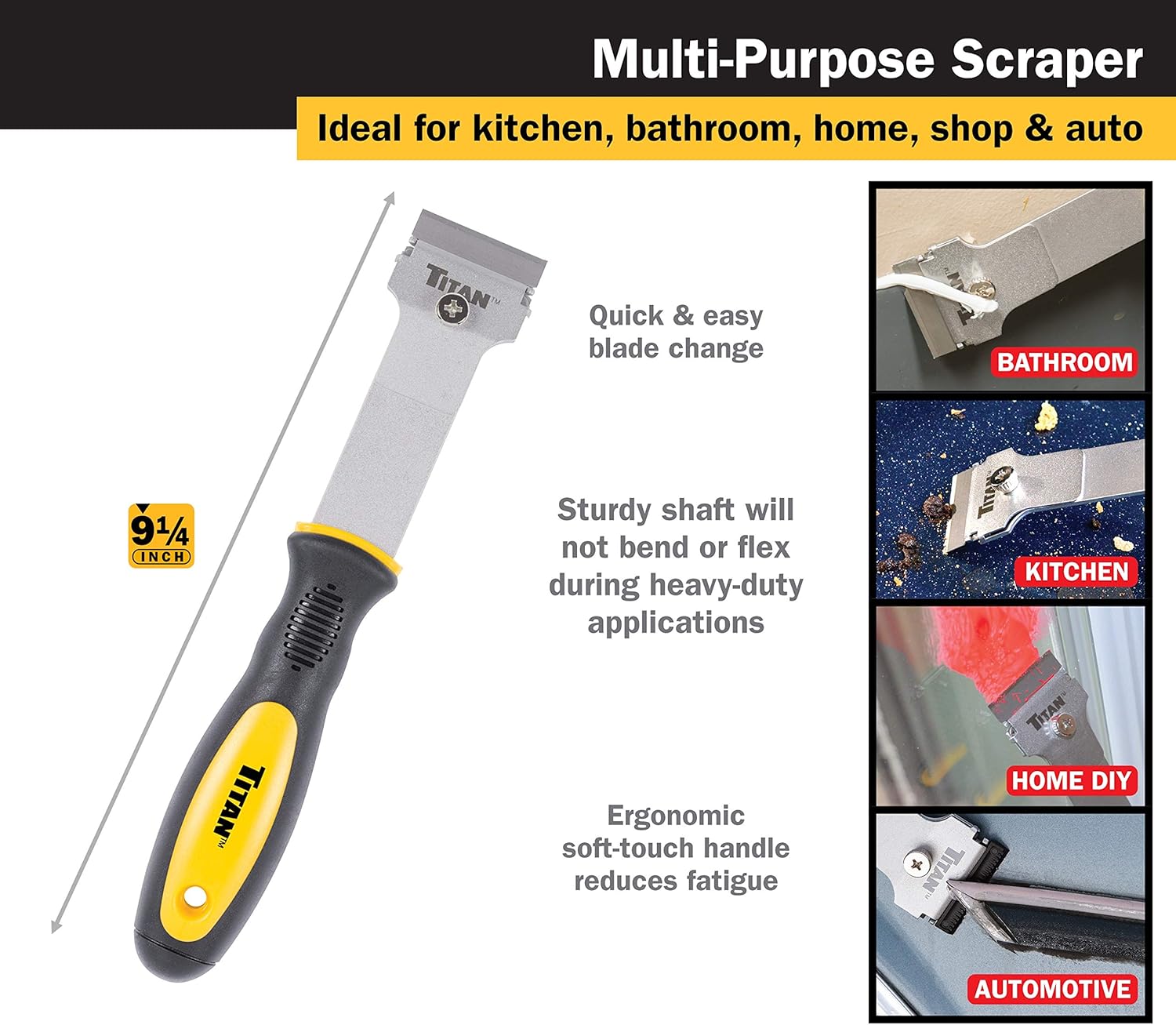 Titan 17002 2-Piece Multi-Purpose and Mini Razor Scraper Set: Home Improvement
