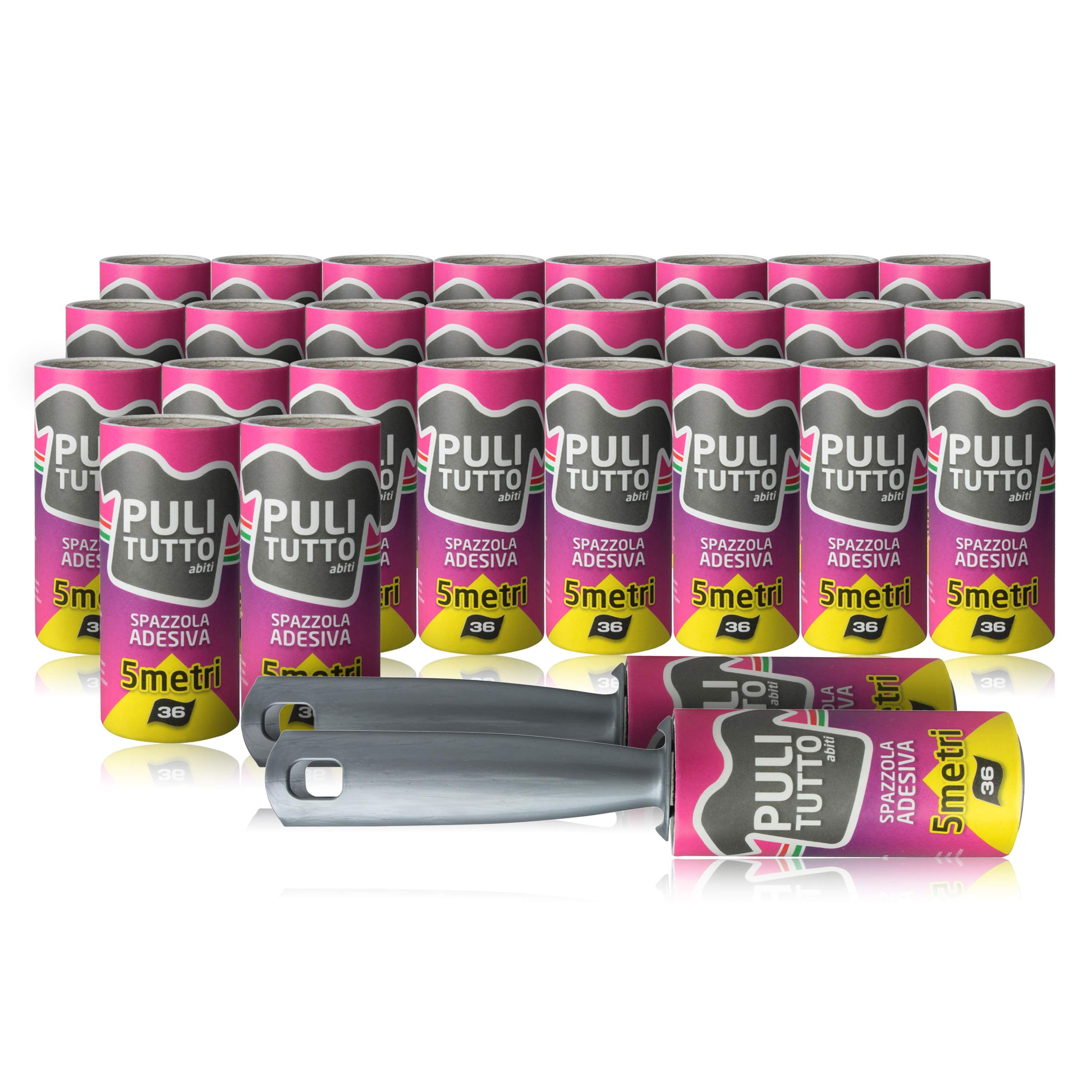 I.P.P.A. Lint Remover, Pet Hair Remover (28 Refill, 140 meters) - Manual, White