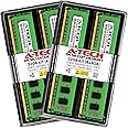 A-Tech 32GB (4x8GB) DDR3/DDR3L 1600MHz PC3L-12800 (PC3-12800) CL11 DIMM 2Rx8 1.35V 240-Pin Non-ECC UDIMM Desktop RAM Memory Modules