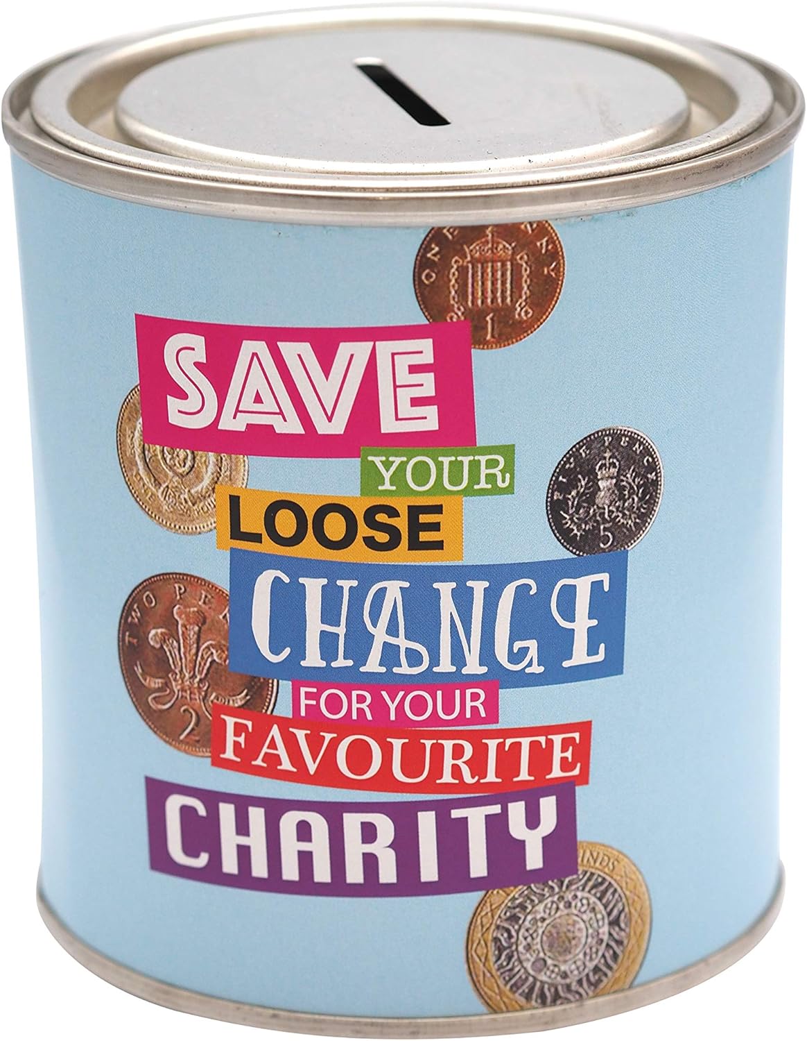 CanTastic Charity Reusable Money Tin 500 ml Amazon.co.uk Toys & Games