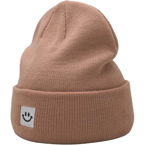 NAVY BLUE LONG BEANIE SKI CAP CAPS HAT HATS CUFFED at Amazon