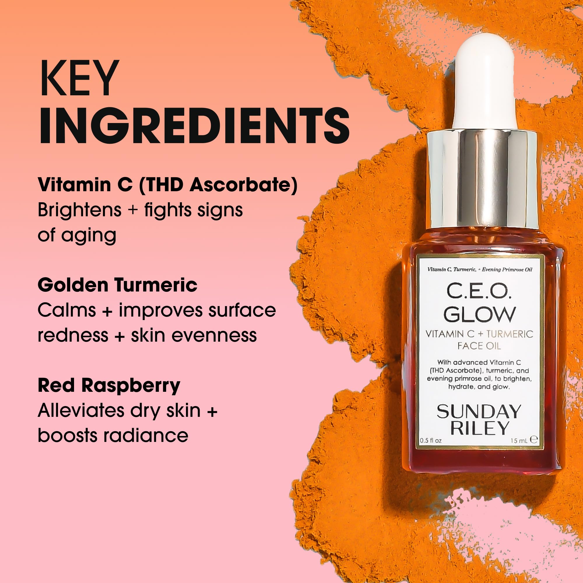 Sunday Riley C.E.O. Glow Vitamin C & Turmeric Face Oil