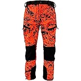 AYIN Camo Hunting Suit for Men Camo Jacket and Pants in Autumn Brown or Blaze Orange Camo Camouflage Clothes Outdoors