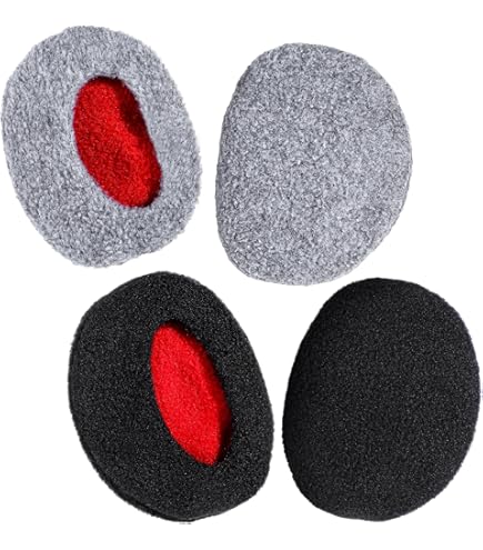 Ear Warmers Winter Ear Muffs Women Men Earbands Winter Black Warm Ears Ear Warmers, Darkgray, One Size