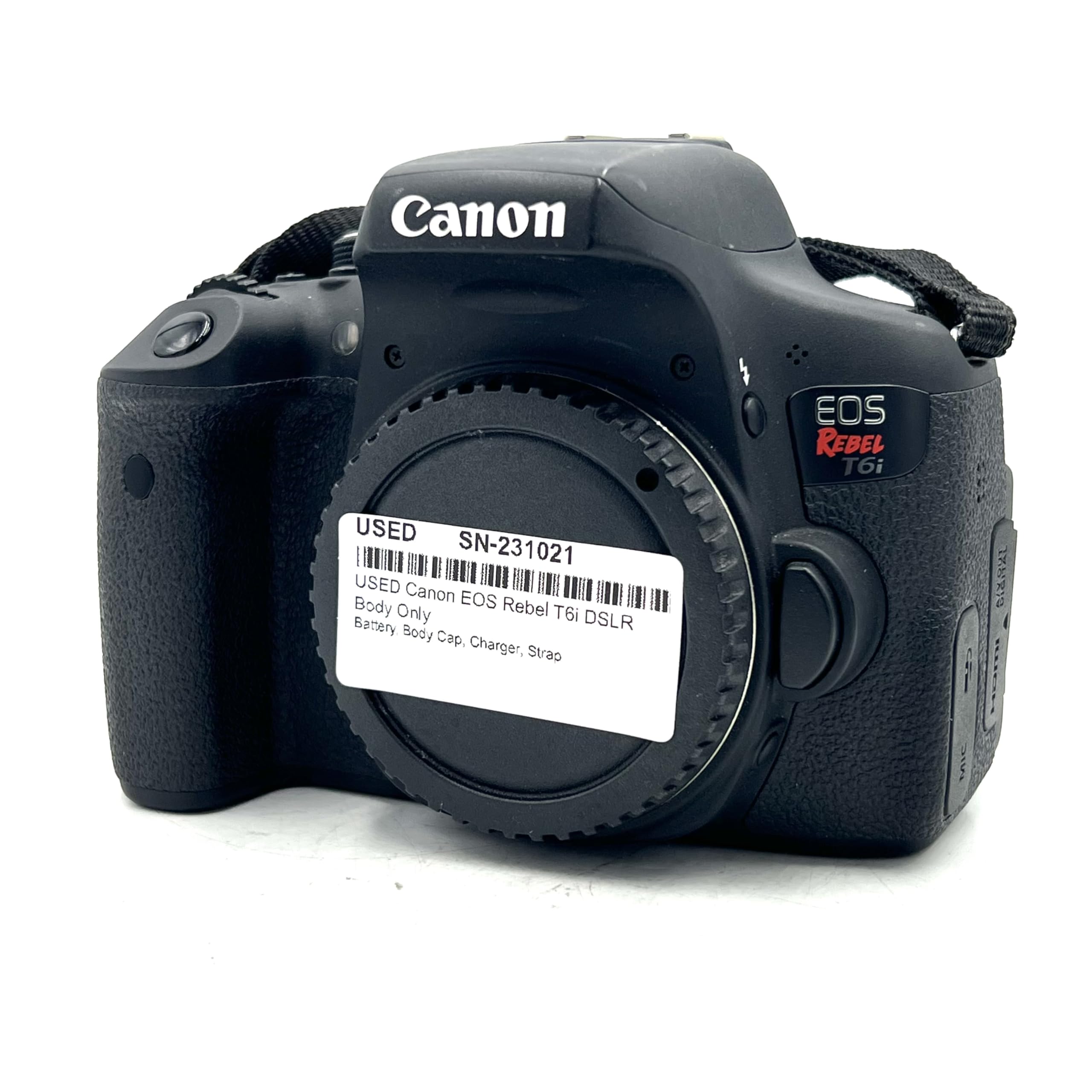 Canon EOS Rebel T6i Digital SLR (Body Only) Wi-Fi Enabled