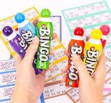 evelay Bingo Dabbers Pack of 6 Six Colours 40ml Display Box view 3