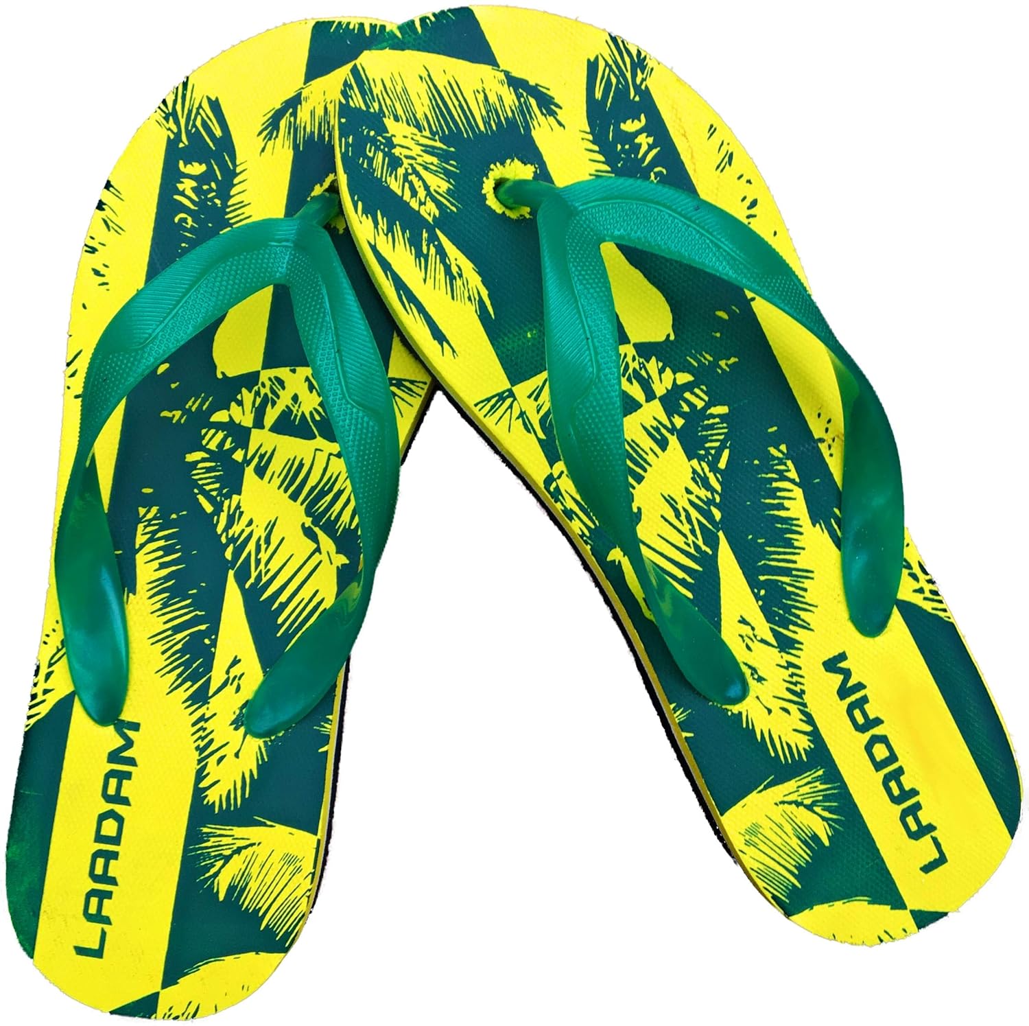 yellow flip flops mens