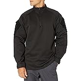 Tru-Spec Cold Weather Combat Shirt 1/4 Zip Men’s Grid-Fleece Insulated Top, Reinforced Shoulders & Elbows