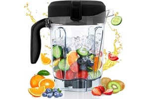 64oz Blender Container Replacement for Vitamix Low-Profile Blender Pitcher 750 5200 5000 6300 7500 vm0102 Classic/Explorian S