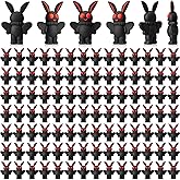 Chunful 25 Pcs Mini Mothman Figurines Small Moth Man Figures Tiny Mothman Statue for Cryptids Gag Easter Gift Hide and Seek Props Cake Garden Decor Birthday Holiday Party Favors (Classic,Black)