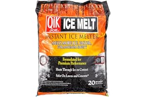 Qik Joe Ice Melter Bag Calcium Chloride Pellets Down To - 25 F 20 Lbs.