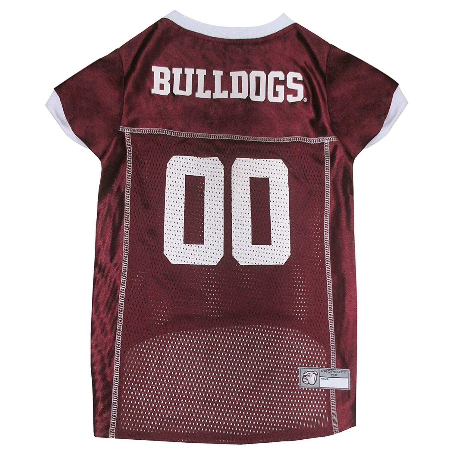 Pets First NCAA College Mississippi State Bulldogs Mesh Jersey for DOGS & CATS, X-Large. Licensed Dog Jersey with your Favorite Football/Basketball College Team โ image 1