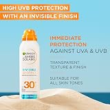 Garnier Ambre Solaire Invisible Protect SPF 30 Face Dry Mist 150ml view 2