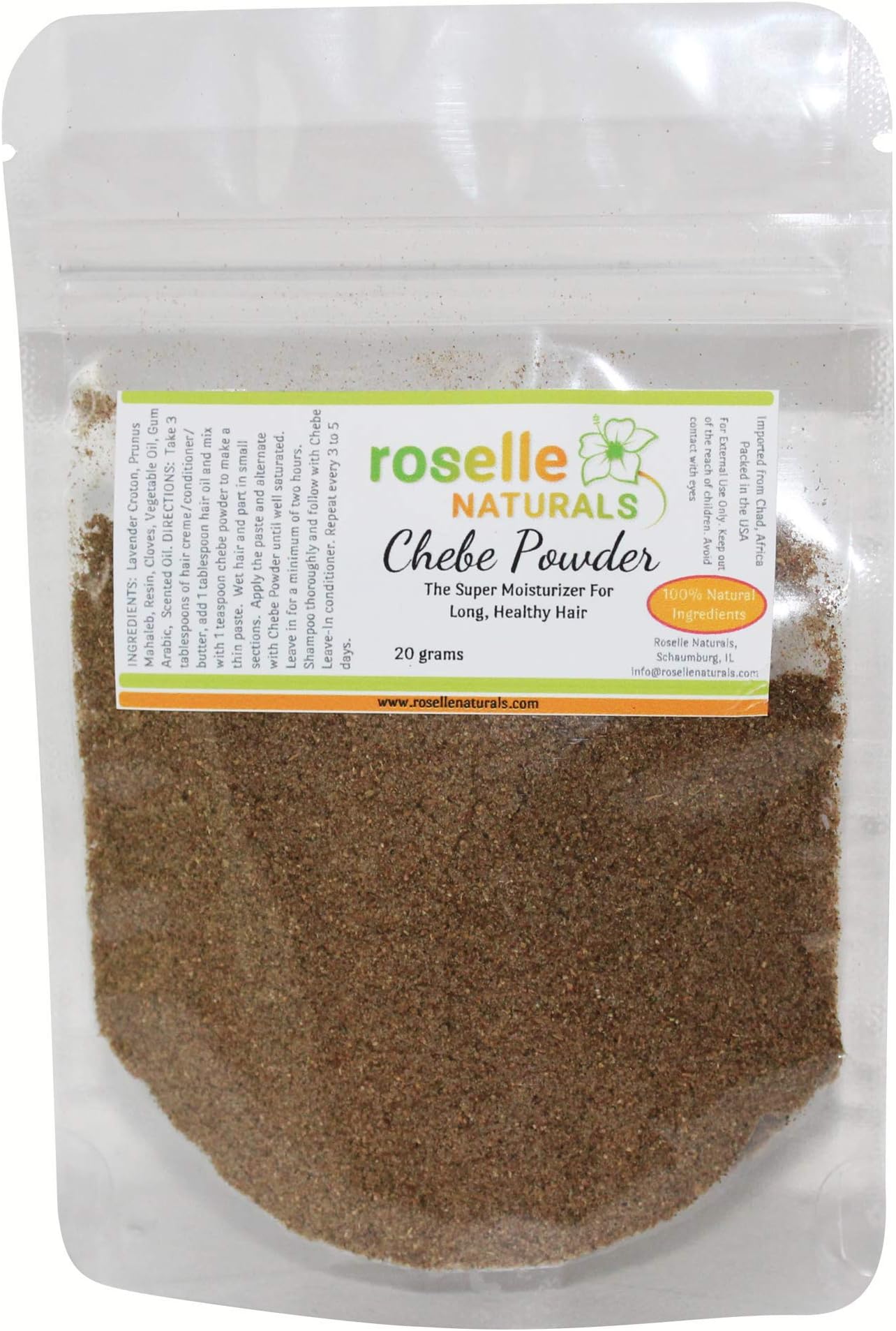 CHEBE POWDER Authentic From Ms Sahel Chad. Hair Growth Formula, Super Moisturizing All Natural Hair Mask