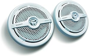Sony XSMP1621 6 1/2-Inch coaxial 2-way Marine Speaker,White