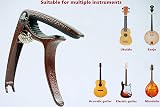 SUCCESS Guitar Capo Zinc Alloy Lightweight 2-in-1 with Pin Puller Dark Red view 5