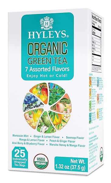 HYLEYS ORGANIC GREEN TEA, ACAI BERRY AND BLUEBERRY...