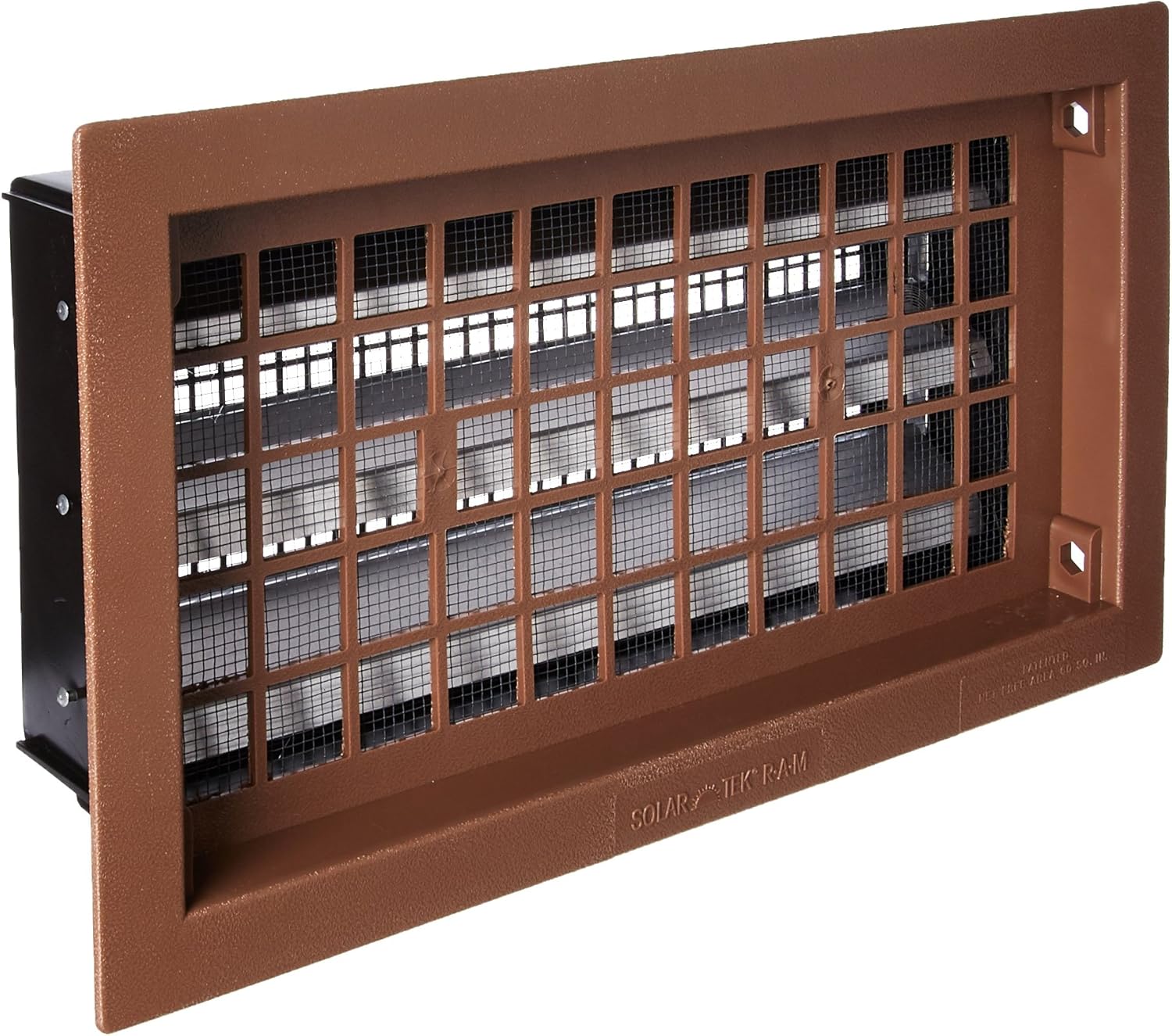 Air Vent RABR HeavyDuty Automatic Foundation Vent, Brown, 50", 1Qty