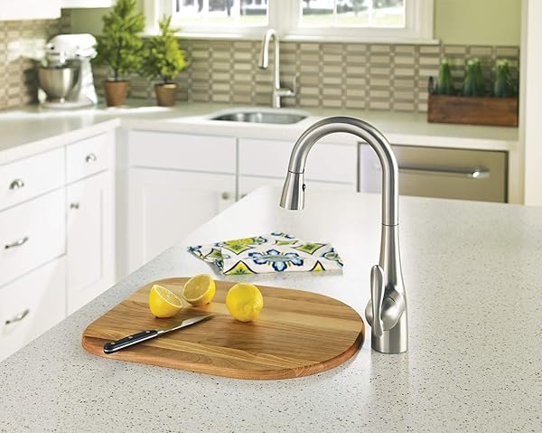 Moen 5995SRS Arbor One Handle High Arc Pulldown Bar Faucet