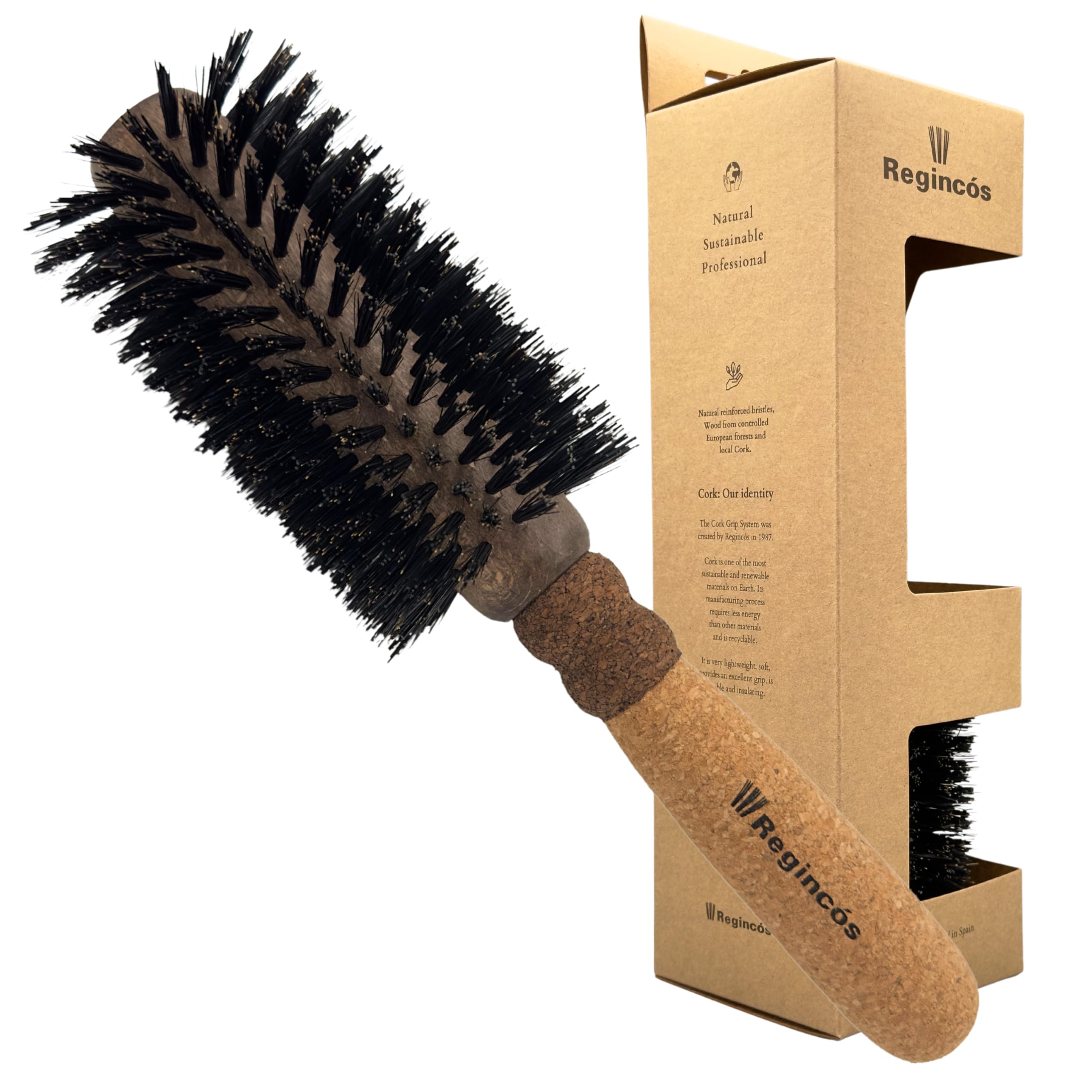 Regincós e.CORK Black 28429 Round Brush L 26/65 mm — image 1
