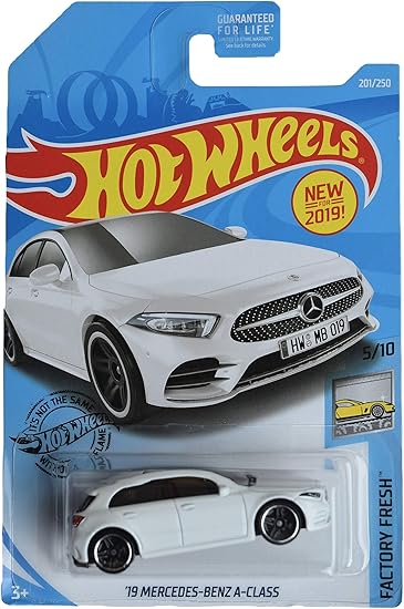 Hot Wheels Factory Fresh Series 5/10 19 Mercedes Benz A Class 201/250, White by diecastmahal