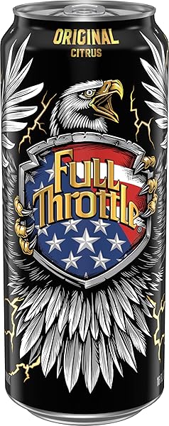 FULL THROTTLE CITRUS: HARD-WORKING ENERGY DRINK. 16 FL OZ (PACK OF 15)