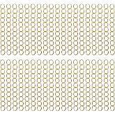 100Pcs Extension Chains for Jewelry, Necklace Extenders Gold Gold Chain Extender Removable Extension Tails Bracelets Chain Extenders for Jewelry Making, Necklaces, Bracelets, Anklets, Key Chains
