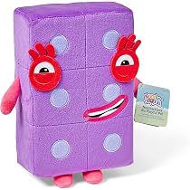 Learning Resources – Peluche Numberblock Nine – 28 Cm – Officielle – Compter, Câlins, Jeu – Dès 18 Mois