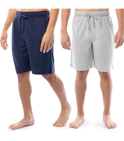 Short Eddie Bauer homme grand gris clair salon sweat athlétique