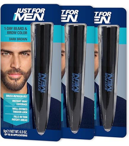 Amazon.com : Blackbeard for Men Instant Beard Color Bundle: Dark