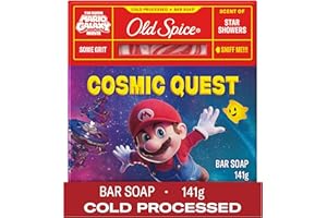Old Spice Men’s Cold Processed Bar Soap, Cosmic Quest, Scent of Star Showers, Old Spice x The Super Mario Galaxy Movie, Some 