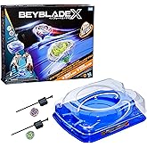 Beyblade X Drop Attack Battle Set with Beystadium Arena, 2 Takara Tomy Tops & Launchers, Impact Drake 9-60LR & Hover Wyvern 3-85N, Battling Game Toys, Ages 8+