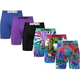 PSD Mens Underwear Standard Length Core Standard Boxer Brief 6 Packs