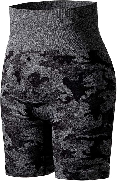 high waisted camo shorts womens